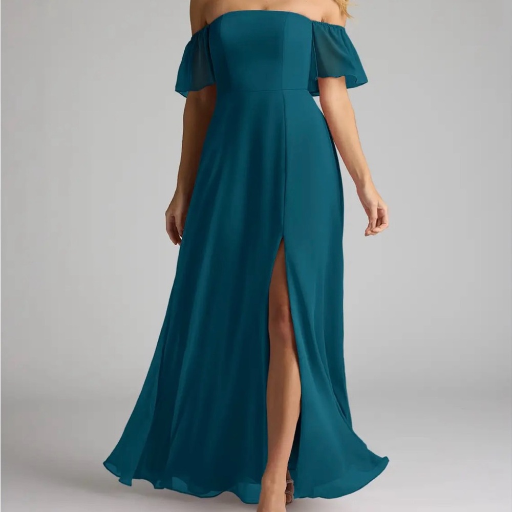 Azazie Sue Ink Blue Bridesmaid Dress